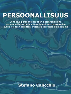 cover image of Persoonallisuus